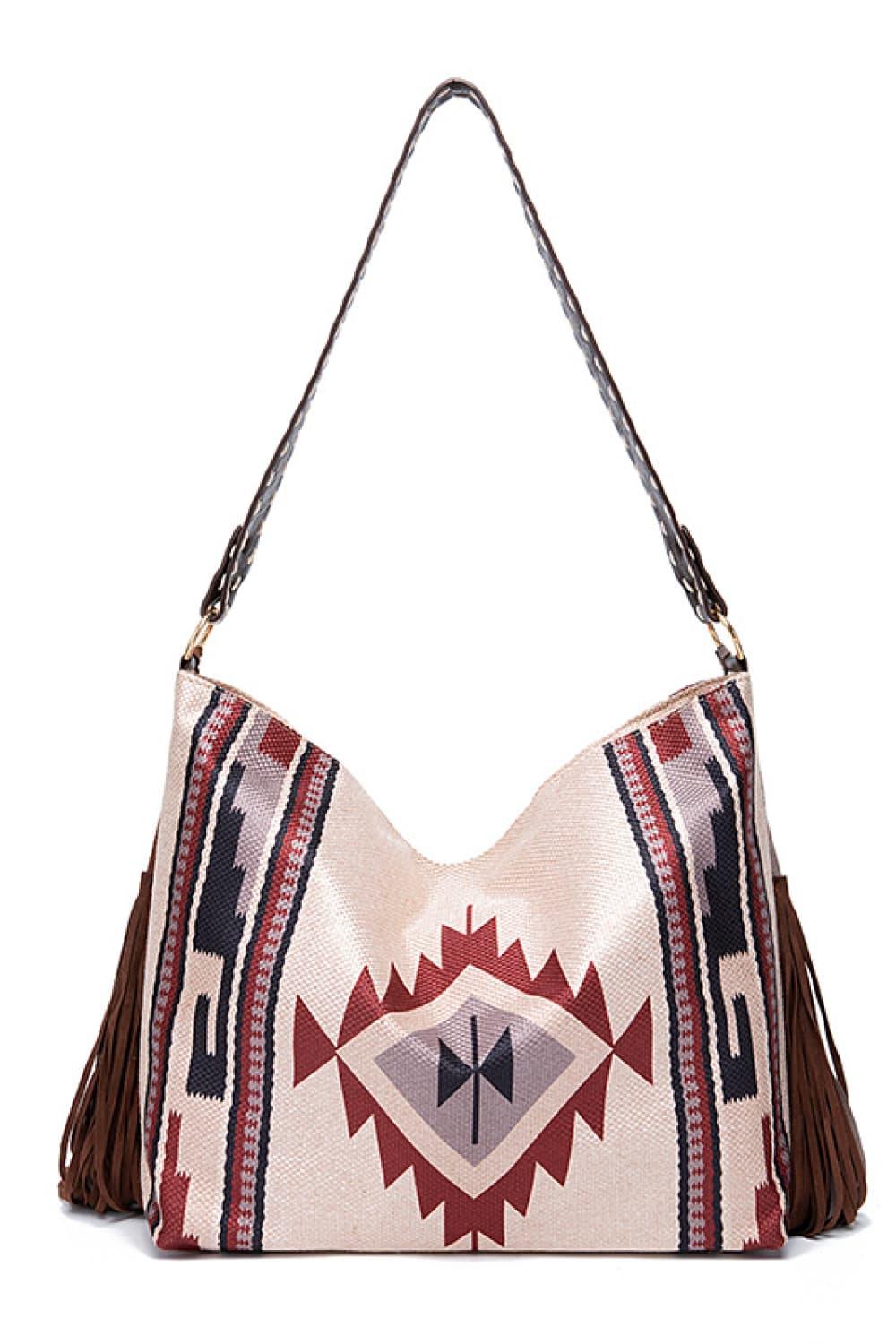 Geometric Canvas Tote Bag Carauana Store