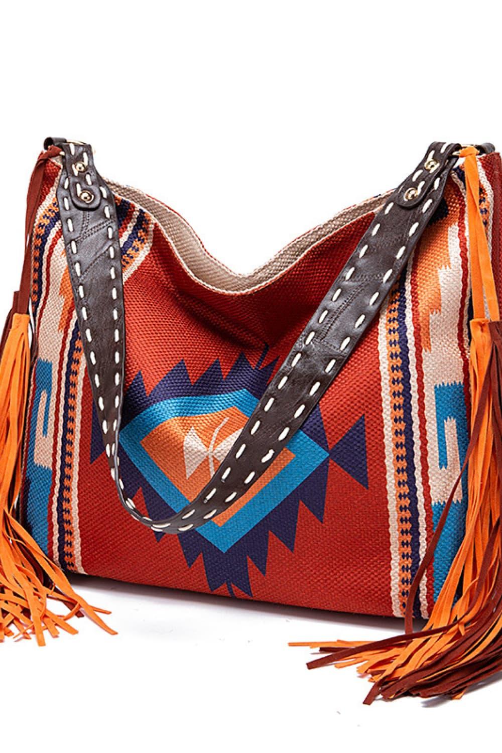 Geometric Canvas Tote Bag Carauana Store