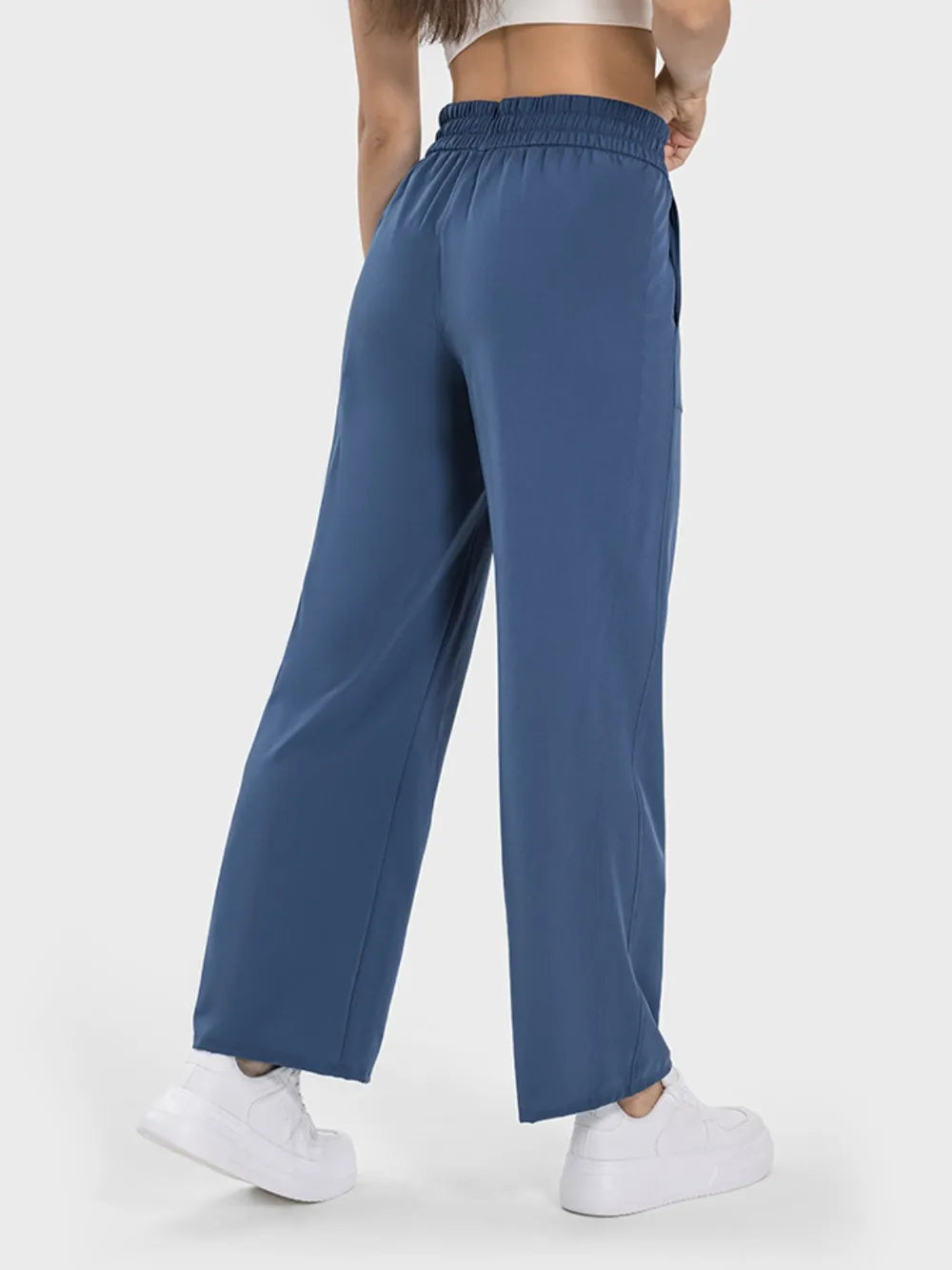 Millennia Drawstring Pocketed Active Pants Carauana Store