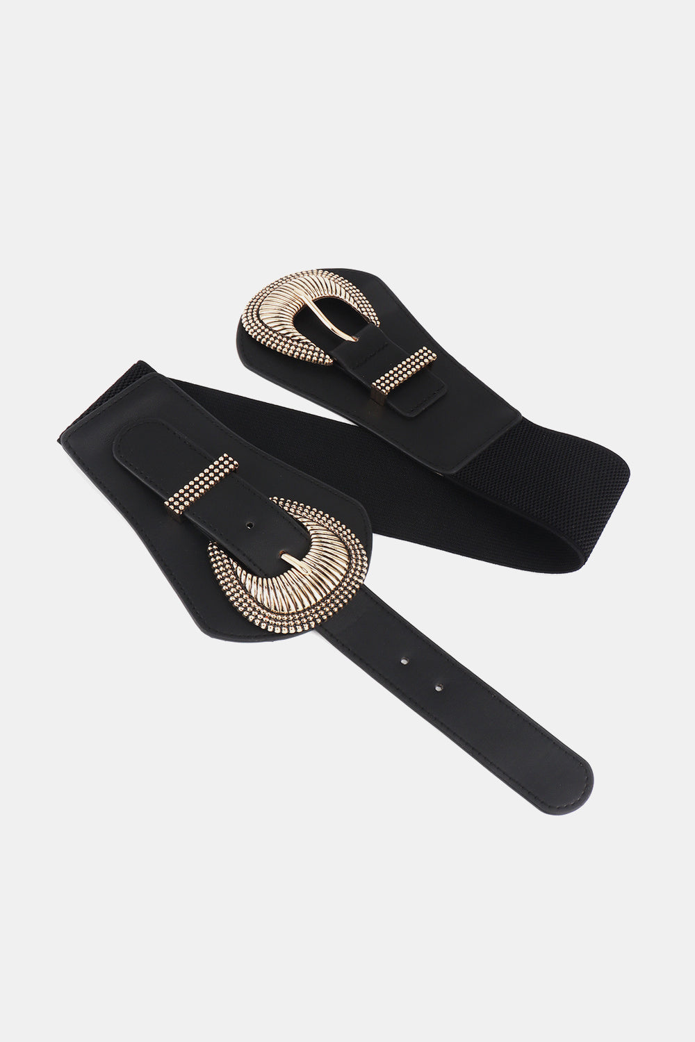 Shell Double Buckle Elastic Wide Belt Carauana Store