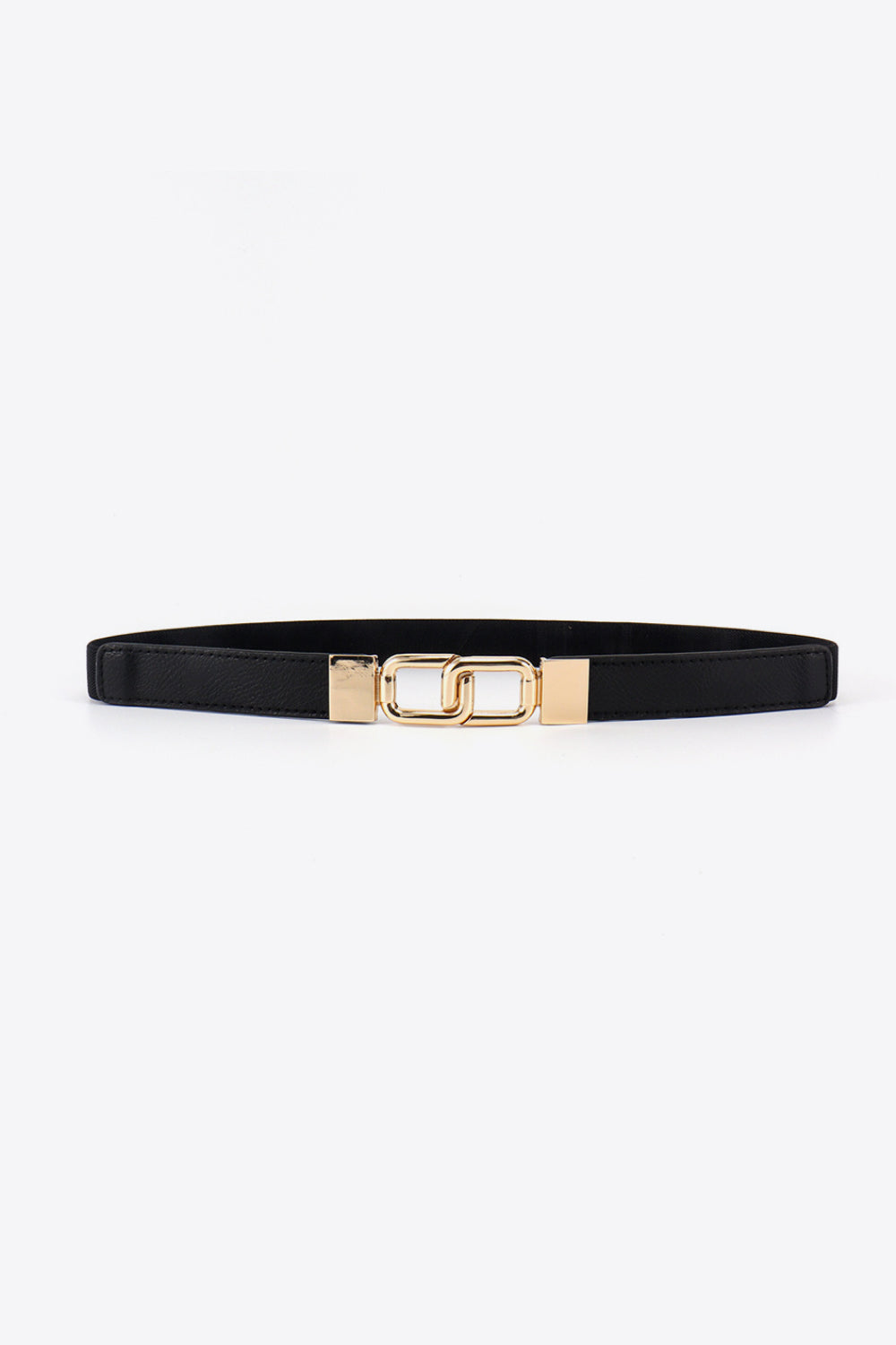Geometric Double Buckle Elastic Belt Carauana Store