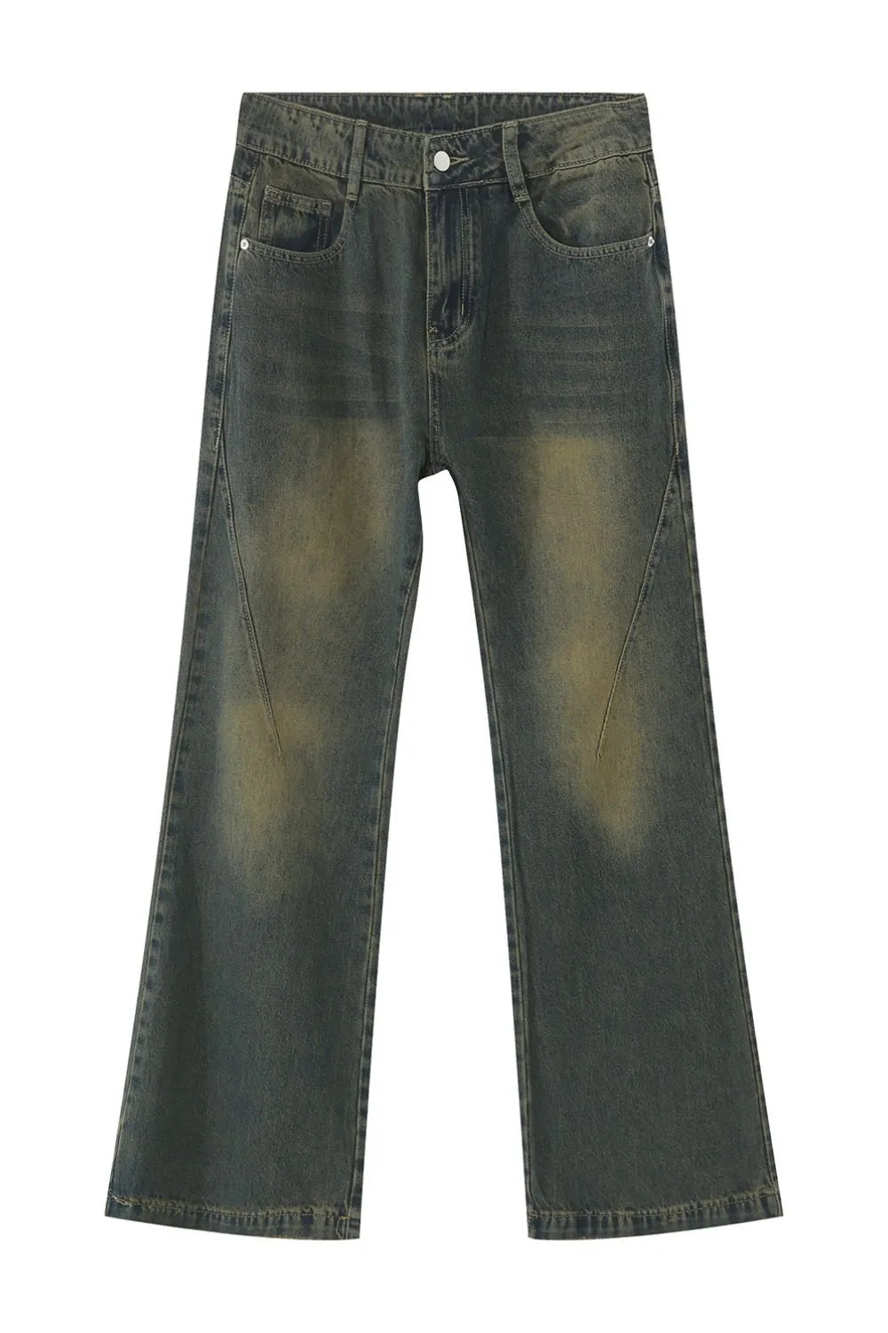 Decorative Seam Jeans with Pockets Carauana Store