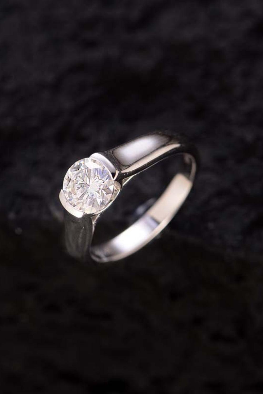 1.5 Carat Moissanite 925 Sterling Silver Ring Carauana Store
