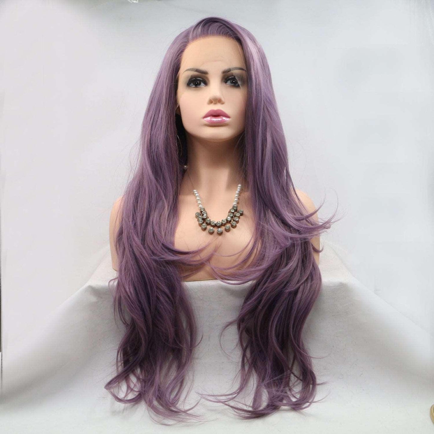 13*3" Lace Front Wigs Synthetic Long Wavy 24" 130% Density Carauana Store