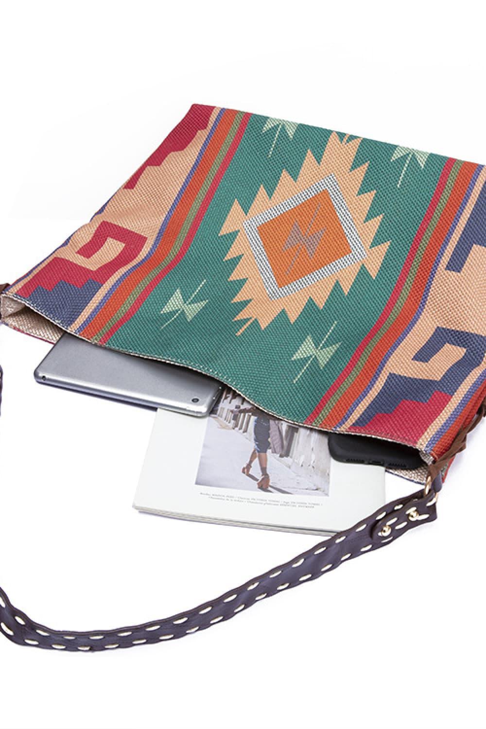 Geometric Canvas Tote Bag Carauana Store