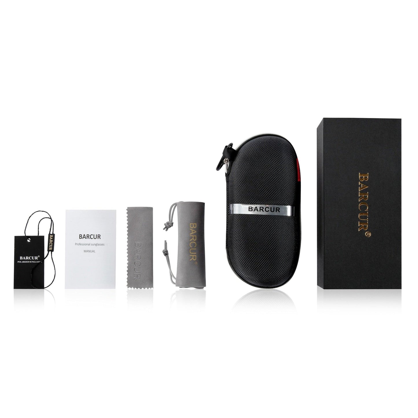 BARCUR Hot Black Goggle Male Sunglasses UV400 Carauana Store