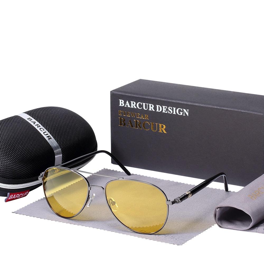 BARCUR Night Vision Sunglasses Polarized Anti-glare Carauana Store