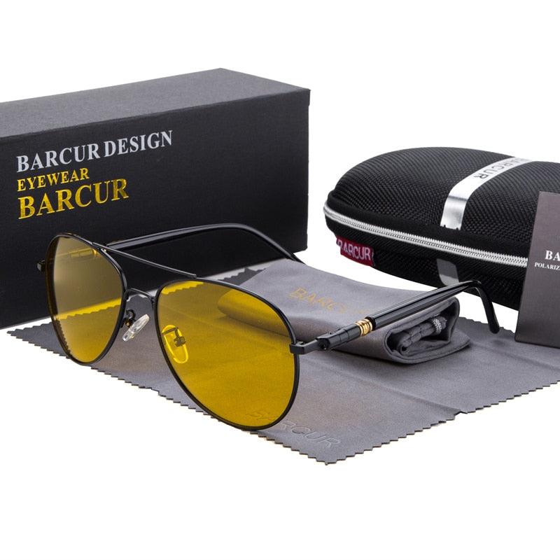 BARCUR Night Vision Sunglasses Polarized Anti-glare Carauana Store