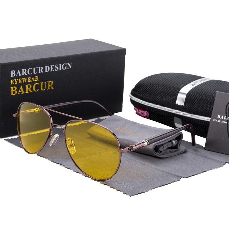 BARCUR Night Vision Sunglasses Polarized Anti-glare Carauana Store
