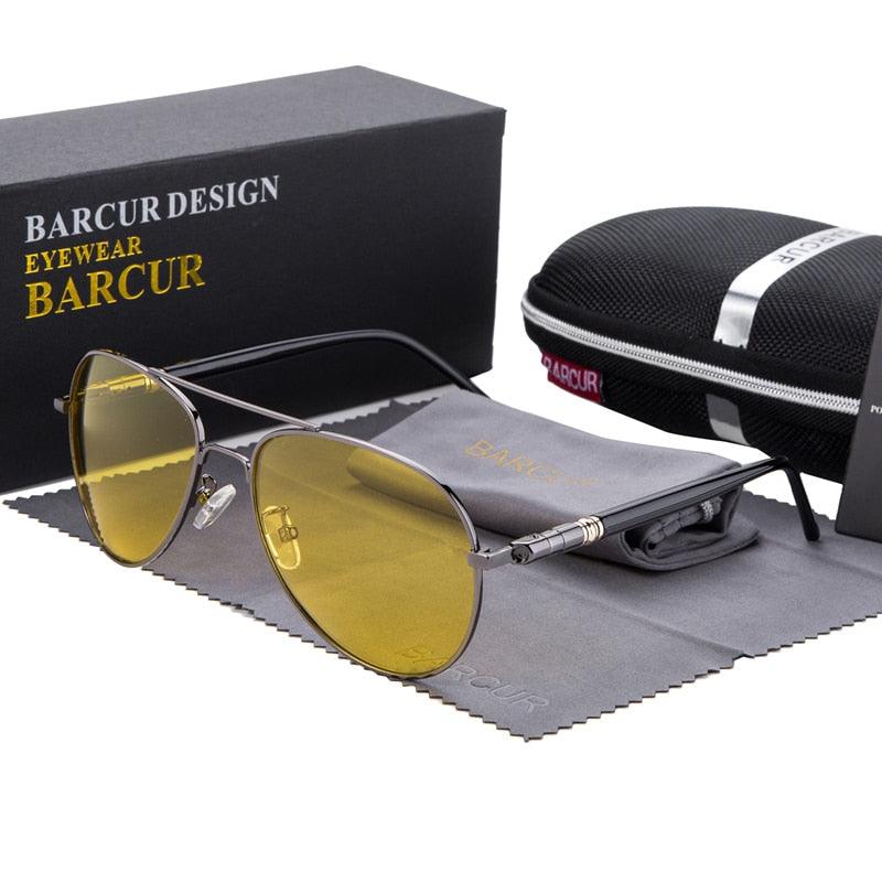 BARCUR Night Vision Sunglasses Polarized Anti-glare Carauana Store