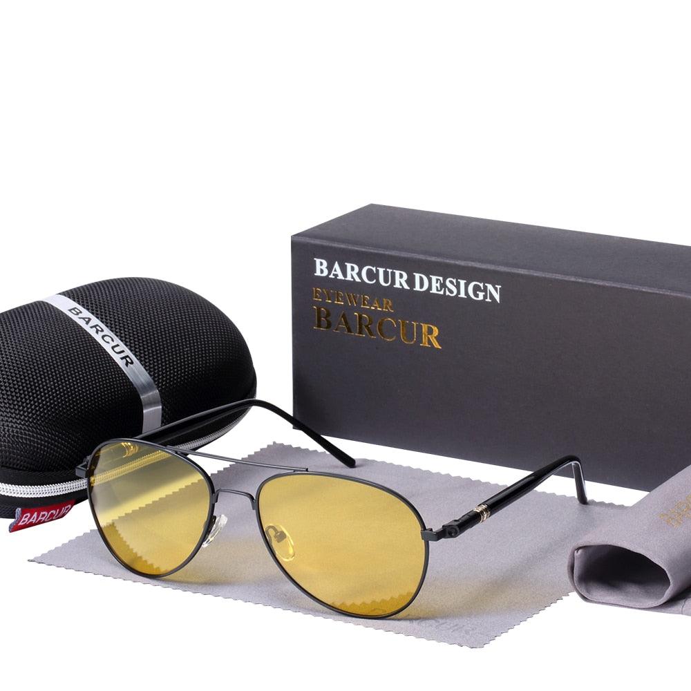 BARCUR Night Vision Sunglasses Polarized Anti-glare Carauana Store