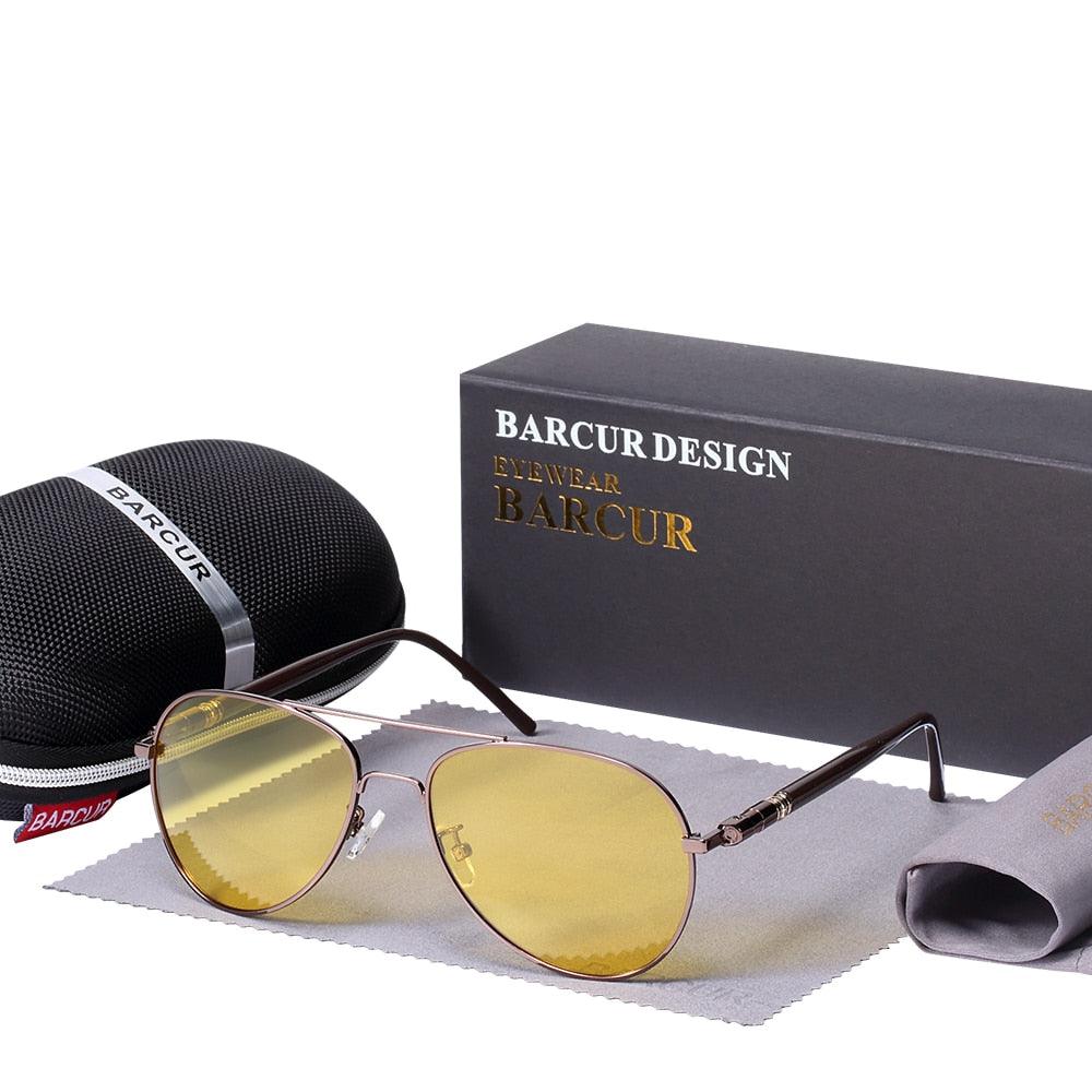 BARCUR Night Vision Sunglasses Polarized Anti-glare Carauana Store