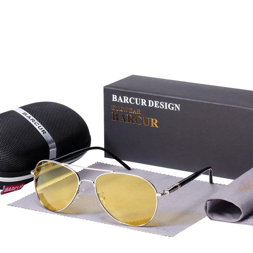 BARCUR Night Vision Sunglasses Polarized Anti-glare Carauana Store