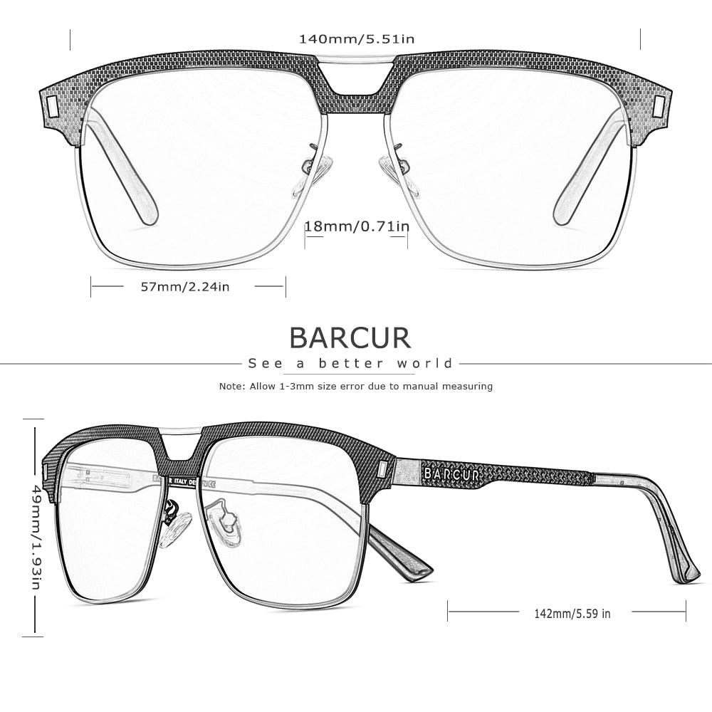 BARCUR Original Design Polarized Sunglasses Carauana Store