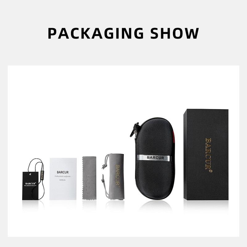 BARCUR Original Design Polarized Sunglasses Carauana Store