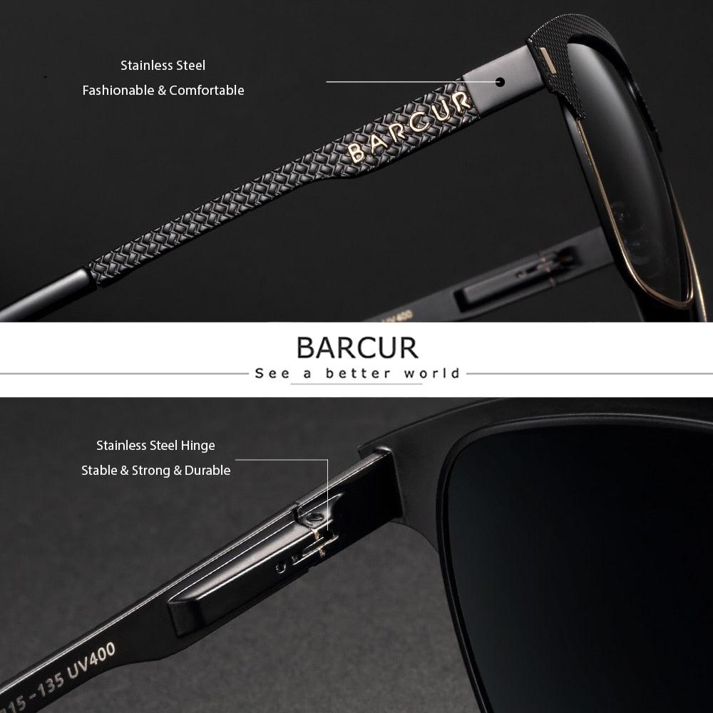 BARCUR Original Design Polarized Sunglasses Carauana Store
