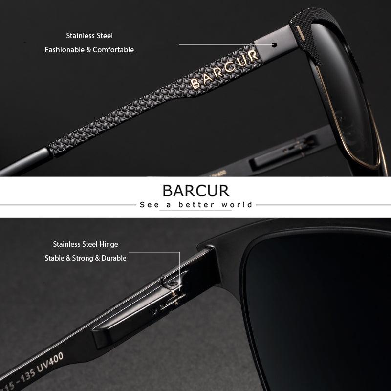BARCUR Original Design Polarized Sunglasses Carauana Store