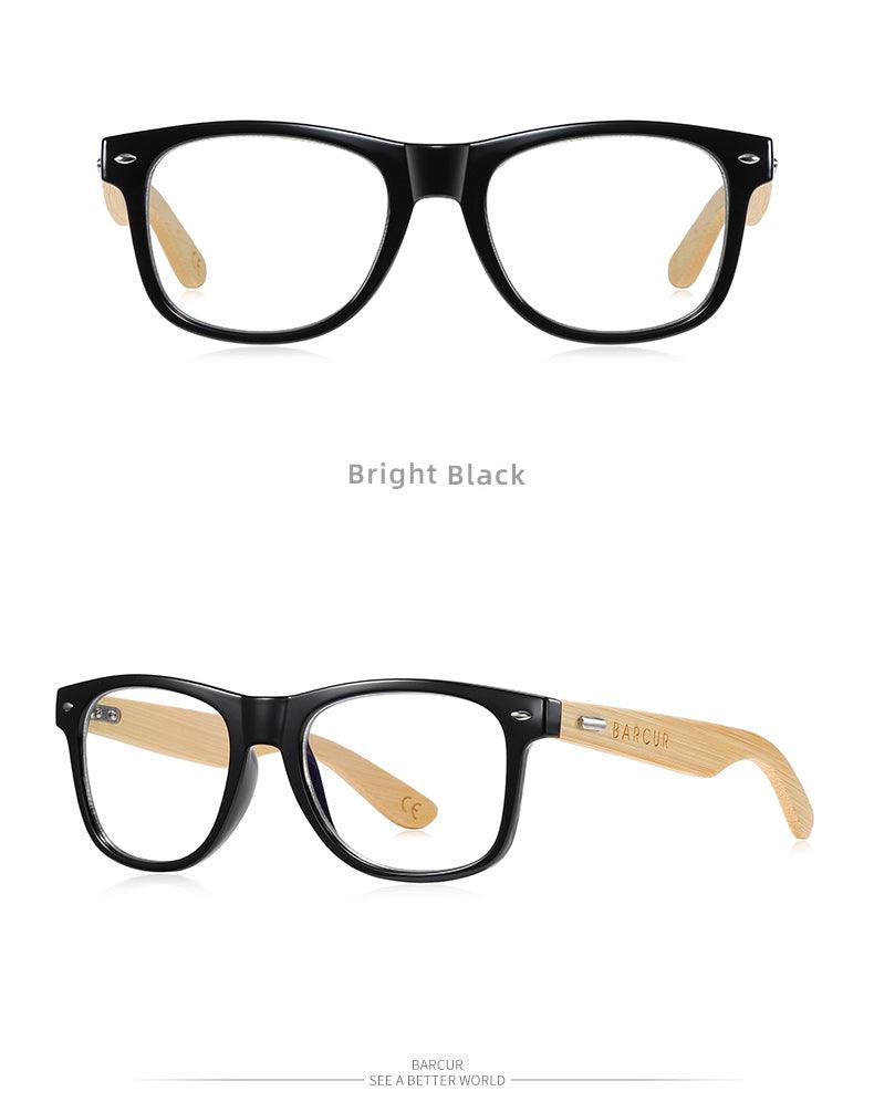 BARCUR Polarized Glasses Bamboo Wood Carauana Store