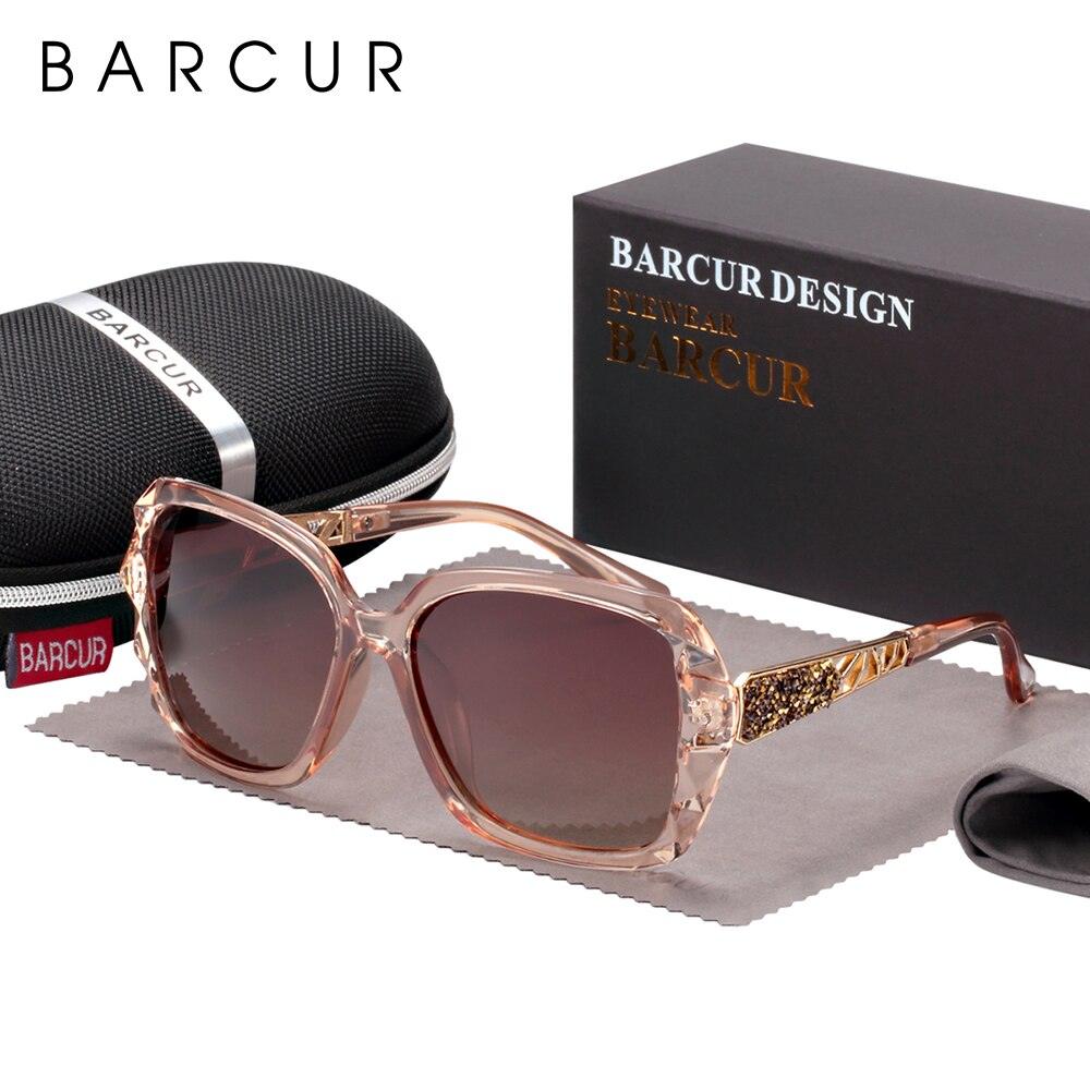 BARCUR Polarized Sunglasses UV400 Lady Fashion Gradient Carauana Store