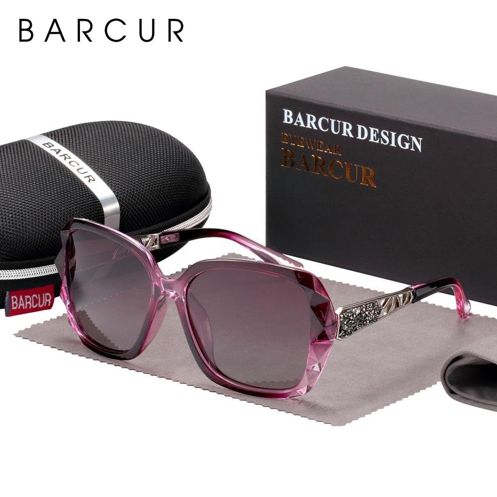 BARCUR Polarized Sunglasses UV400 Lady Fashion Gradient Carauana Store