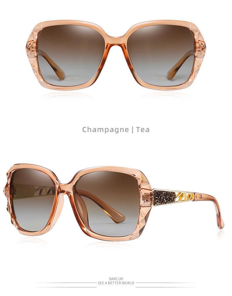 BARCUR Sunglasses Fashion Polarized For Ladies UV400 Protection Carauana Store