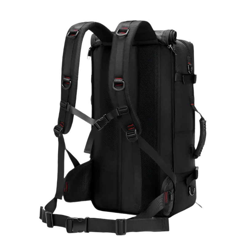Backpack Waterproof Camping Hiking |Travel  Backpack - Black_back