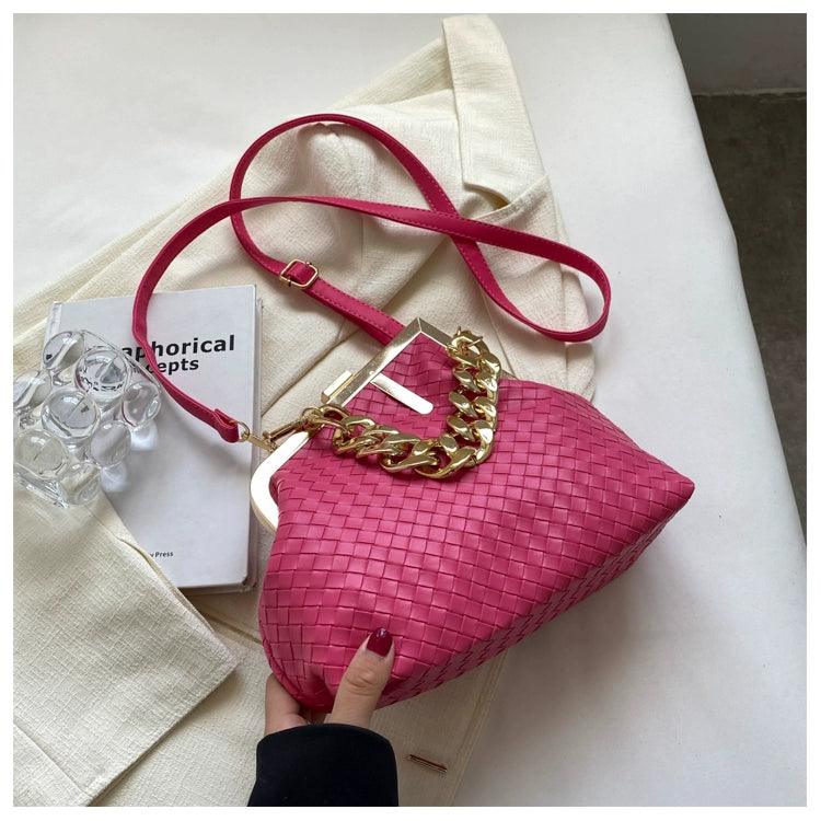 Carauana UNIU SILVER GOLD Knitted Crossbody Bag | Fashion Satchel | NEW 2024 Collection Carauana Store