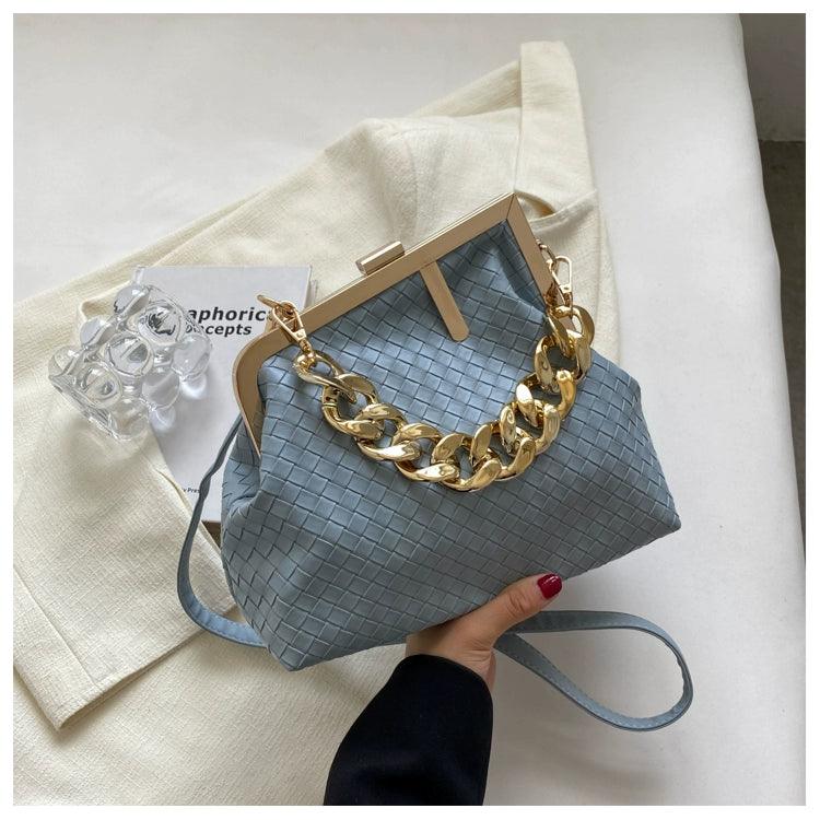 Carauana UNIU SILVER GOLD Knitted Crossbody Bag | Fashion Satchel | NEW 2024 Collection Carauana Store