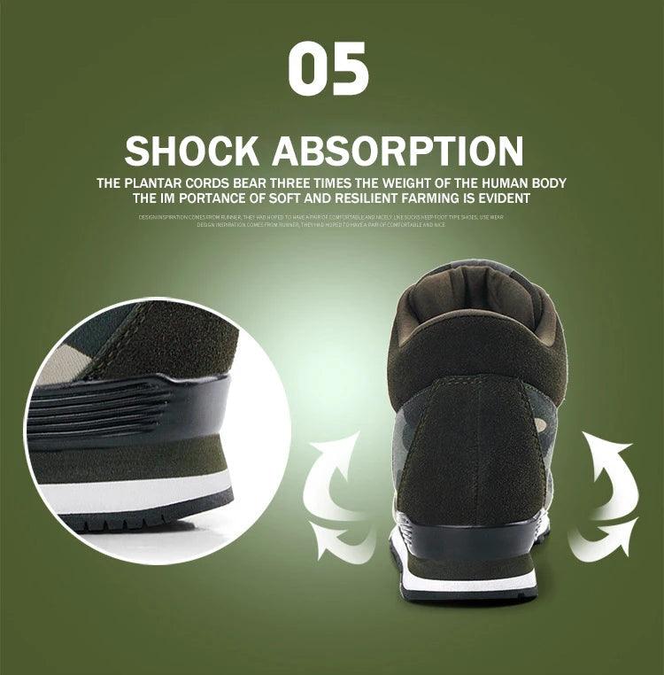 Carauana Women Camouflage 6.5cm Heel Height Increase Casual Shoes Carauana Store