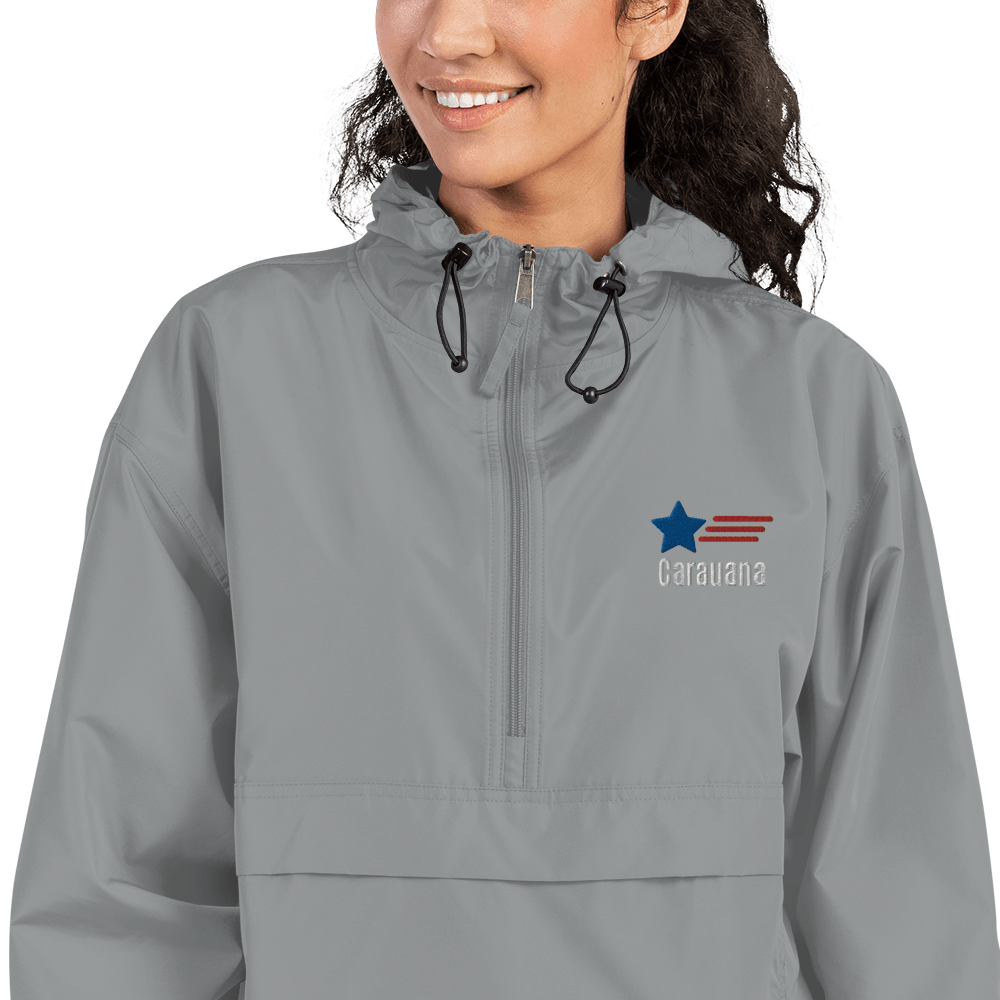 Embroidered Champion Packable Jacket Carauana Store