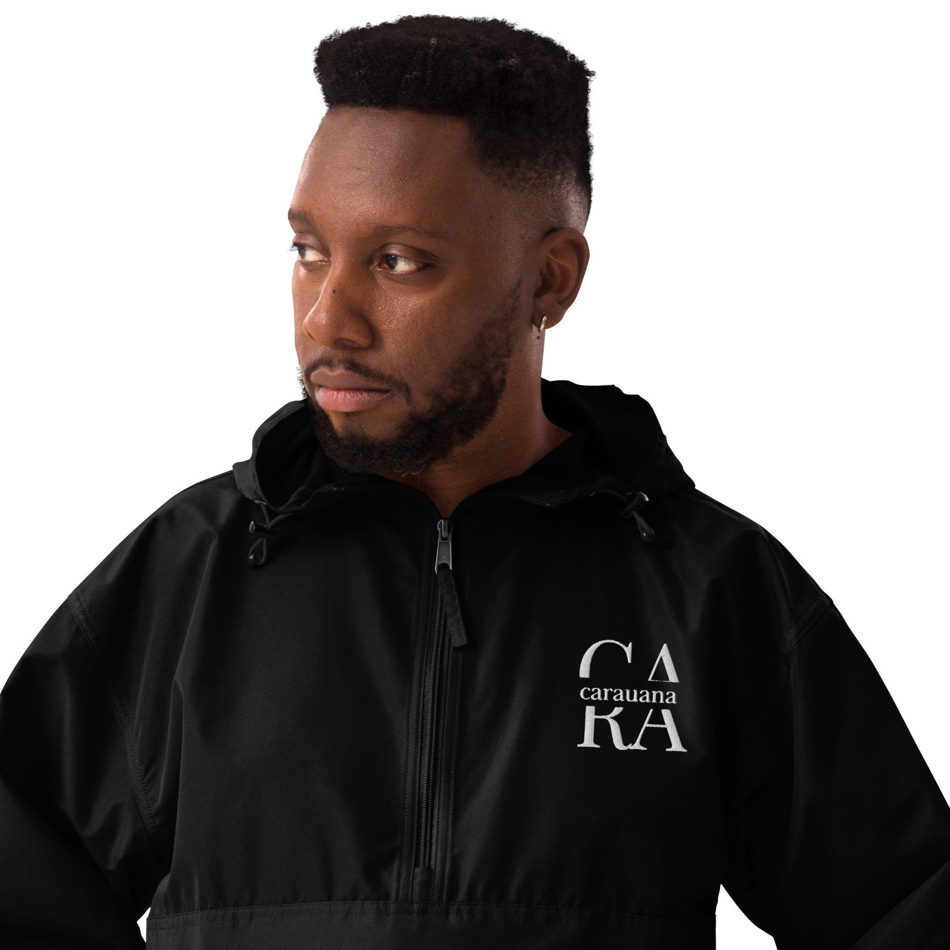Embroidered Champion Packable Jacket Carauana Store