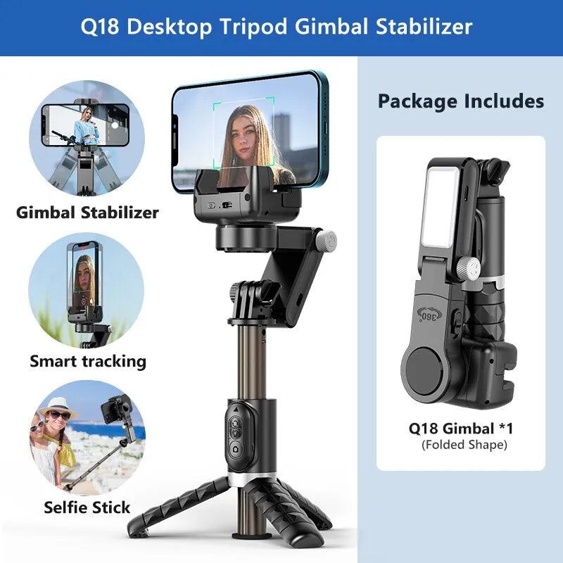 Gimbal Stabilizer | Selfie Stick Tripod Carauana Store