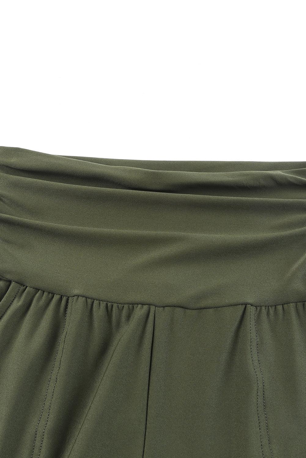 High-Rise Wide Waistband Joggers Carauana Store