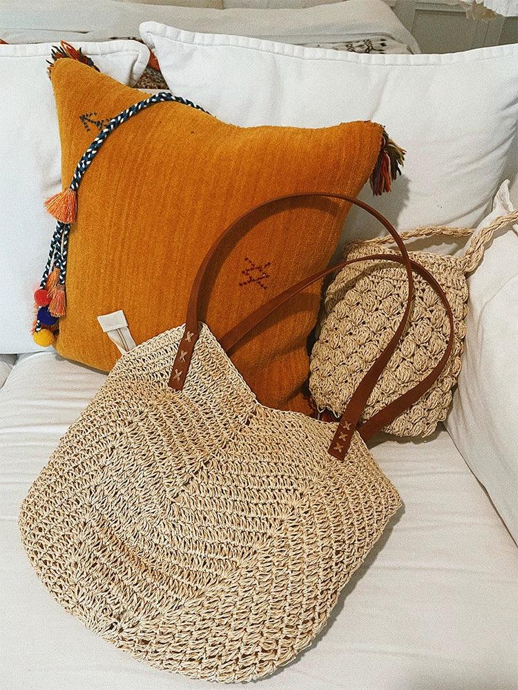 Elevate Your Style: Niche Woven Bucket Bags – Perfect for Commuting and Vacation! Carauana Store