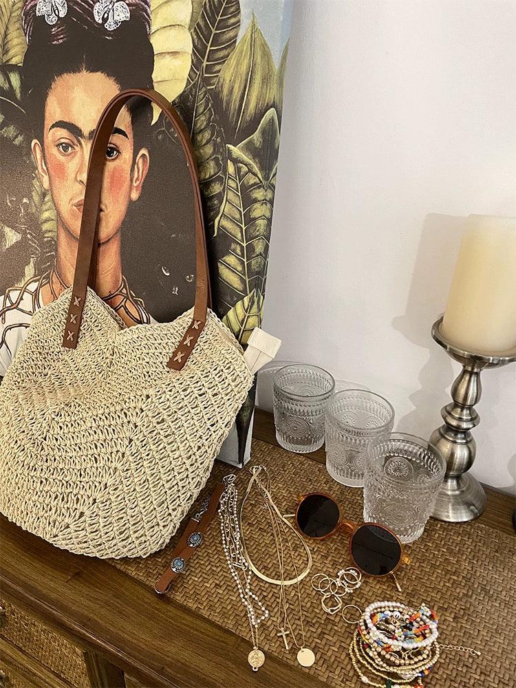 Elevate Your Style: Niche Woven Bucket Bags – Perfect for Commuting and Vacation! Carauana Store