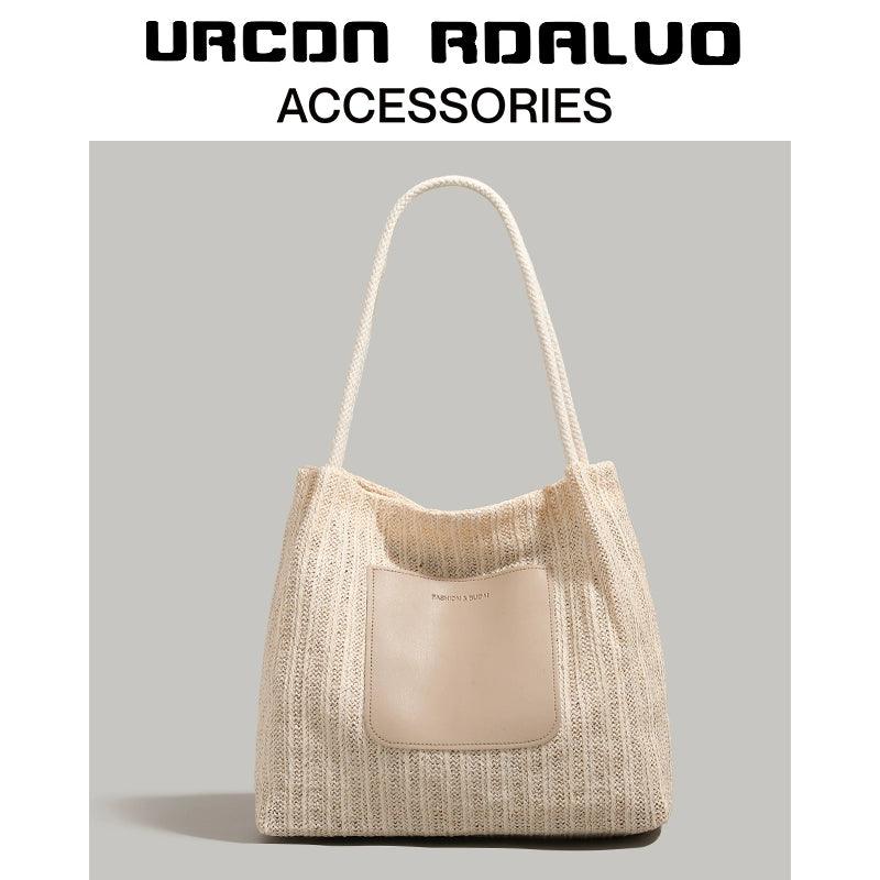Beach-Ready Fashion: Ur Simple Straw Bag – Your Vacation Essential Carauana Store
