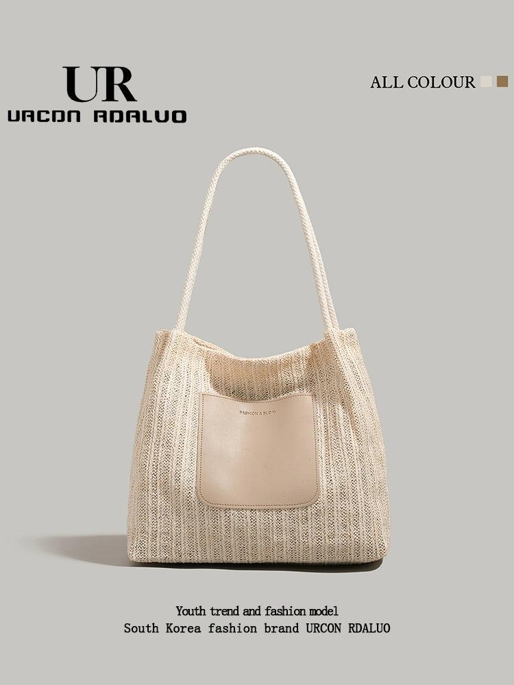 Beach-Ready Fashion: Ur Simple Straw Bag – Your Vacation Essential Carauana Store
