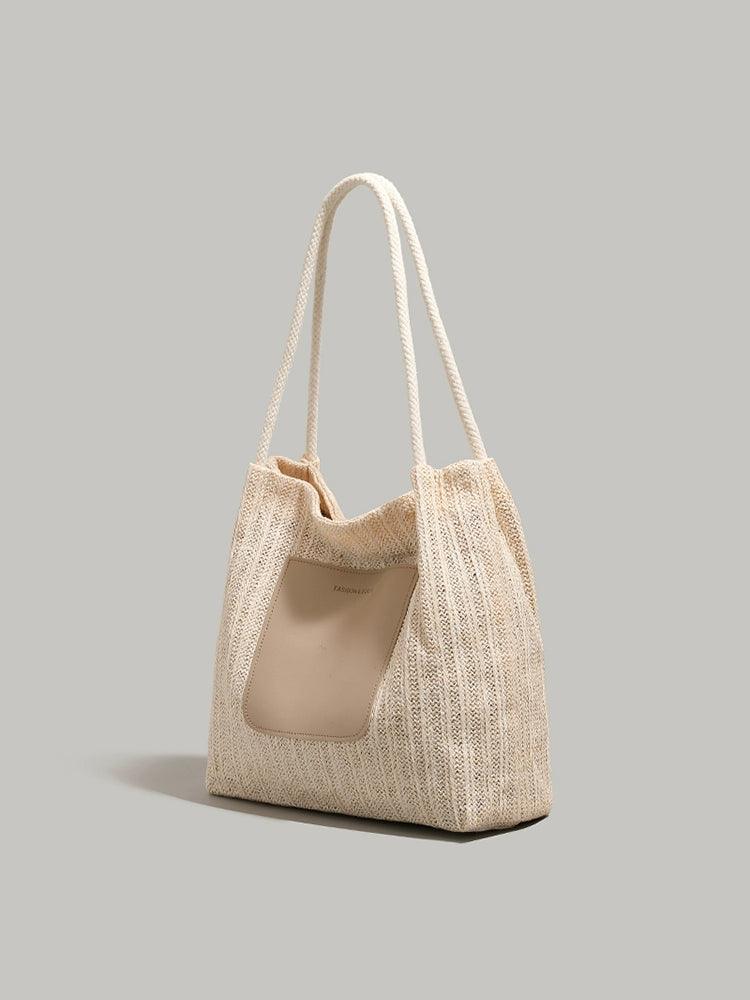 Beach-Ready Fashion: Ur Simple Straw Bag – Your Vacation Essential Carauana Store