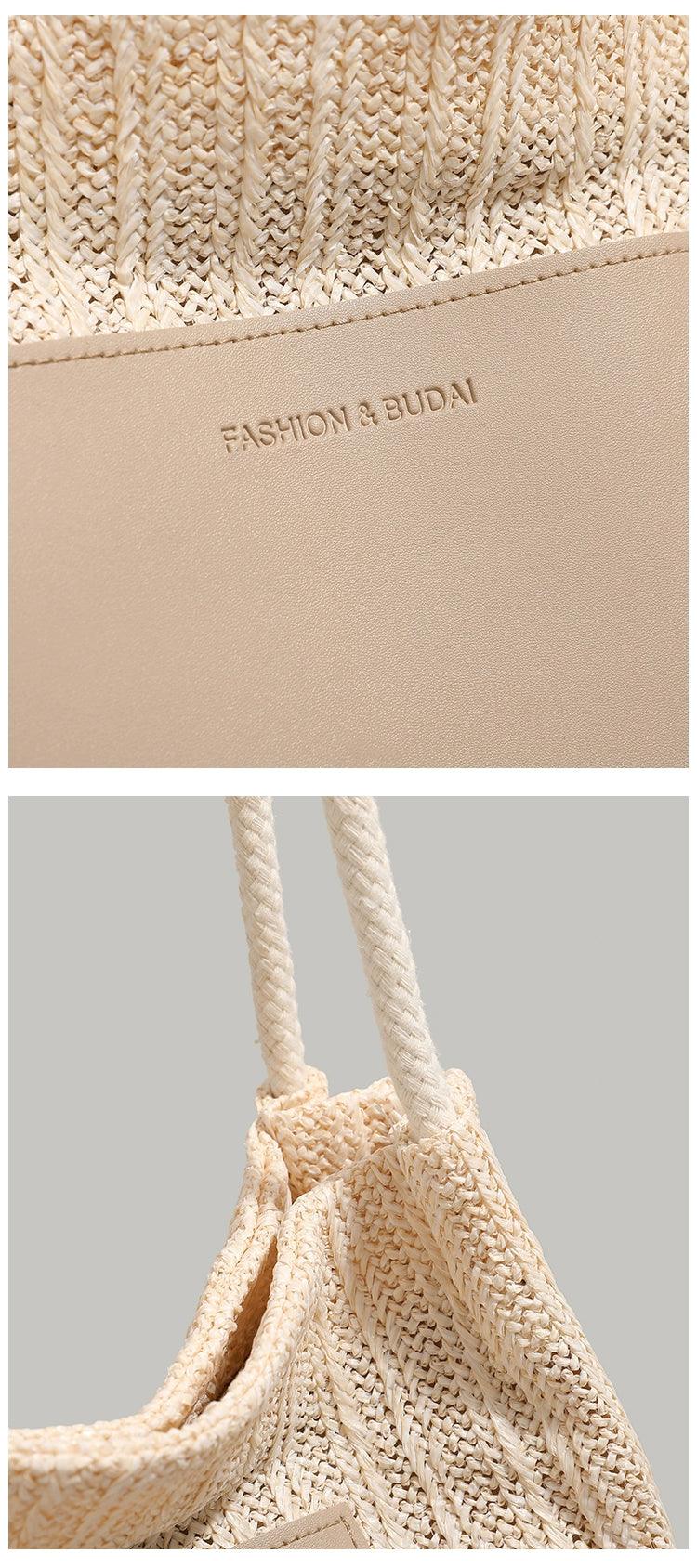 Beach-Ready Fashion: Ur Simple Straw Bag – Your Vacation Essential Carauana Store