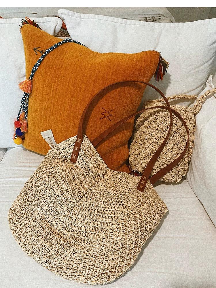 Elevate Your Style: Niche Woven Bucket Bags – Perfect for Commuting and Vacation! Carauana Store