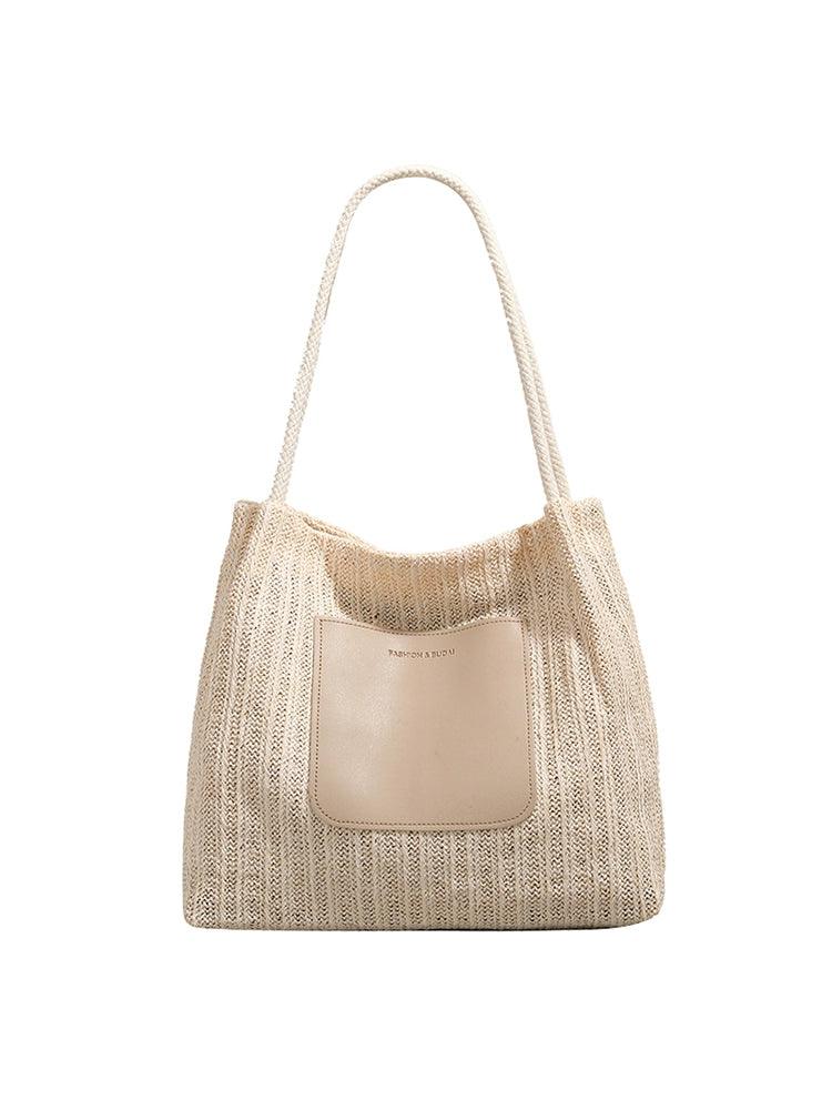 Beach-Ready Fashion: Ur Simple Straw Bag – Your Vacation Essential Carauana Store