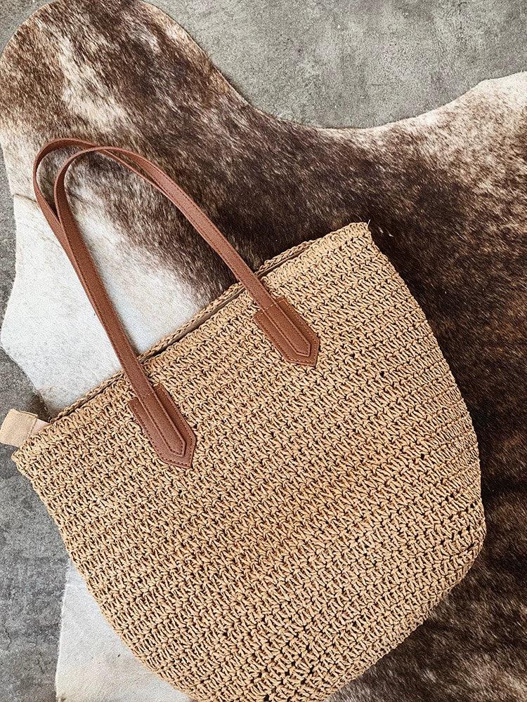 Elevate Your Style: Niche Woven Bucket Bags – Perfect for Commuting and Vacation! Carauana Store