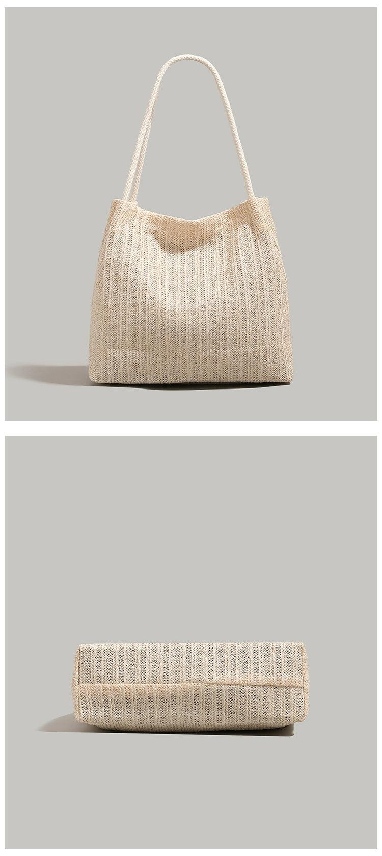 Beach-Ready Fashion: Ur Simple Straw Bag – Your Vacation Essential Carauana Store