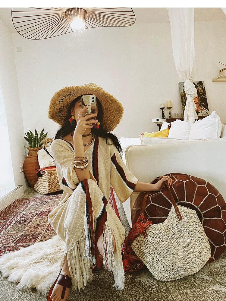 Elevate Your Style: Niche Woven Bucket Bags – Perfect for Commuting and Vacation! Carauana Store