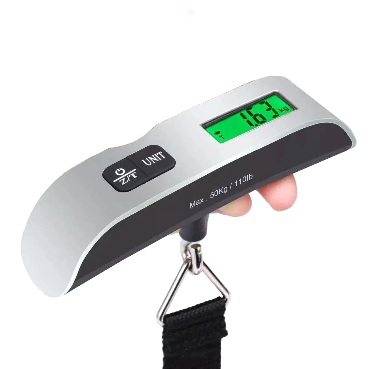 Portable Scale Digital LCD Display 110lb/50kg Electronic Luggage Hanging Suitcase Travel Weighs Baggage Bag Weight Balance Carauana Store