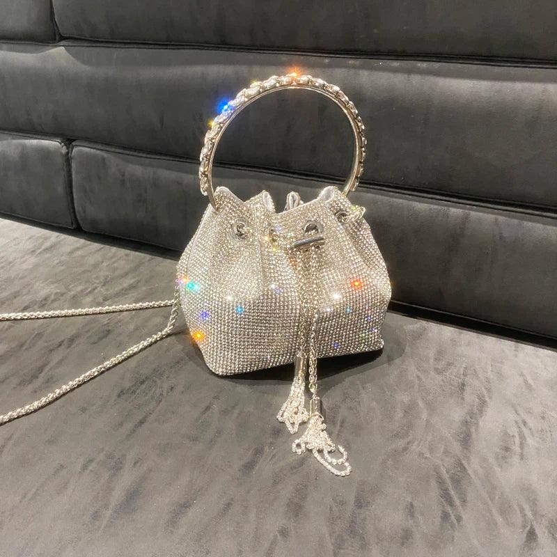 Luxury Designer Crystal Rhinestone Shoulder Bag - Evening Banquet Bag Carauana Store