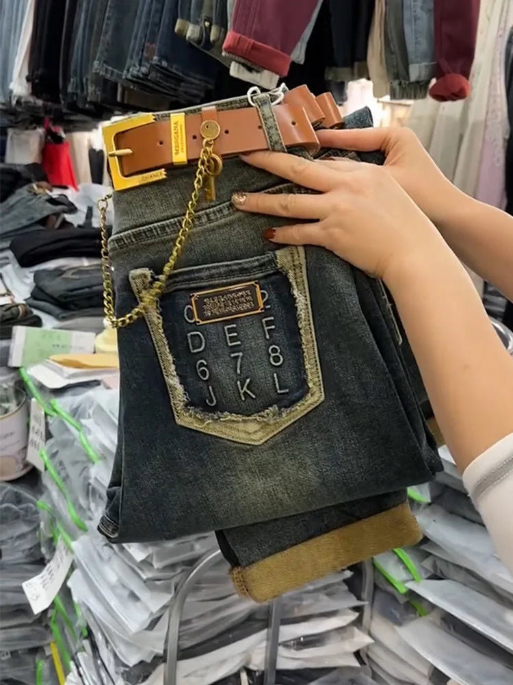 High-Waist Radish Harem Jeans Women 4XL CaRaUaNa Fashion