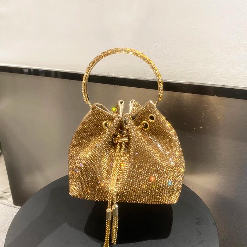 Luxury Designer Crystal Rhinestone Shoulder Bag - Evening Banquet Bag Carauana Store
