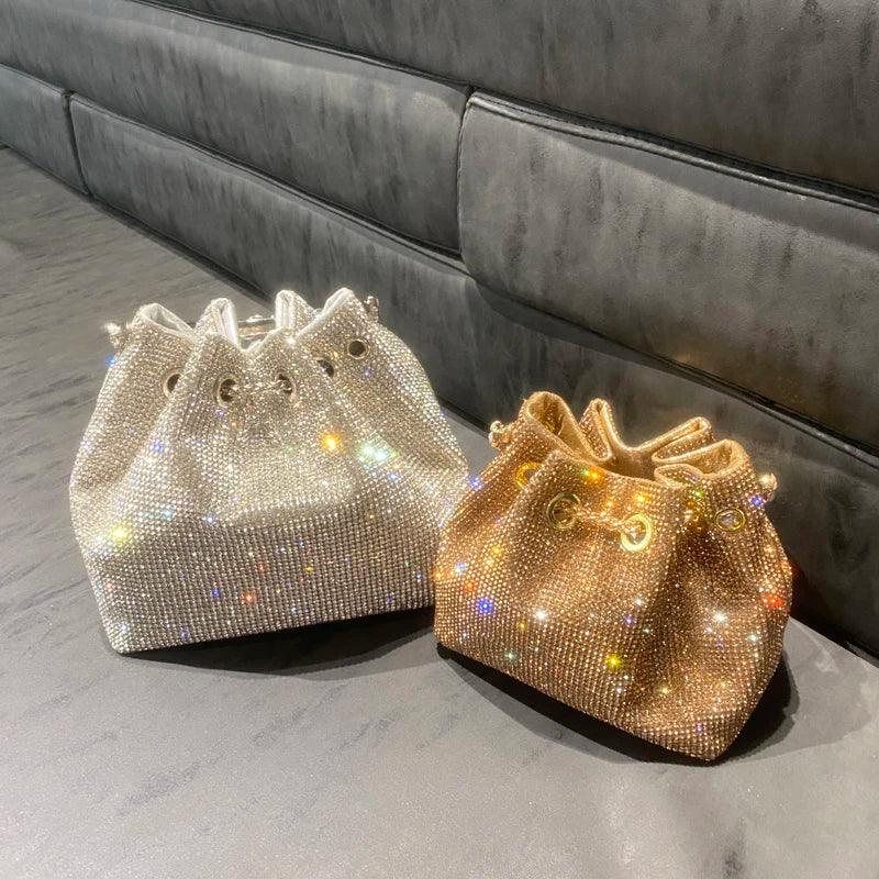 Luxury Designer Crystal Rhinestone Shoulder Bag - Evening Banquet Bag Carauana Store