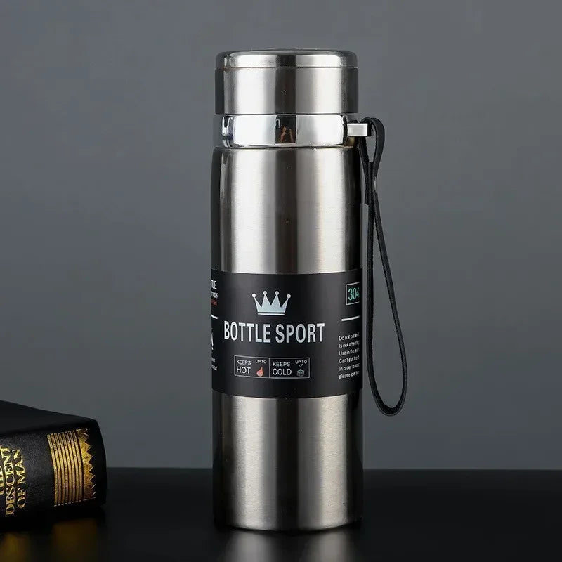 🚰 1L Thermal Water Bottle – Stainless Steel Vacuum Thermos CaRaUaNa Fashion